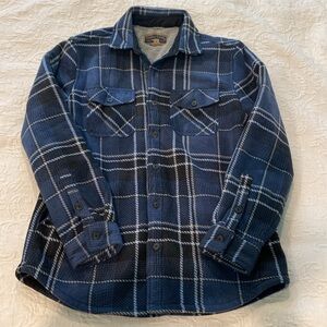 Freedom Foundry Fleece Plaid Flannel Jacket M
